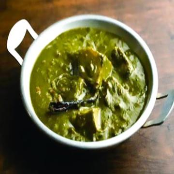 ほうれん草チキンカレーセット/sagchicken curry set