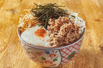 ★ポーク肉とろろぶっかけそば