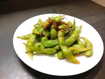 枝豆のペペロンチーノ風味