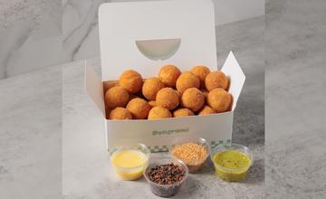 トングラミ モチボールドーナツ(25個入り+ディップセット)Dongrami Mochi Ball Donuts(25pcs + Dip set)