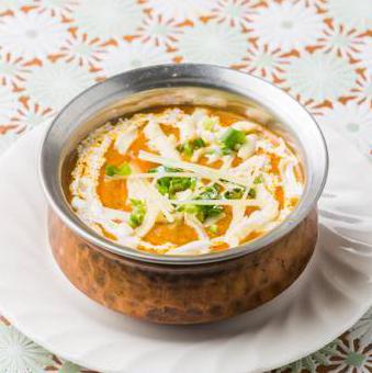 キーマチーズカレー+ナン keema cheese curry + Nan