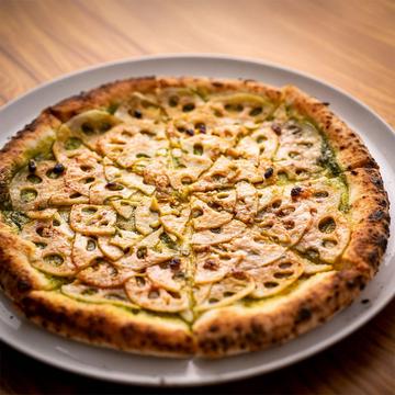 加賀レンコンのPIZZA