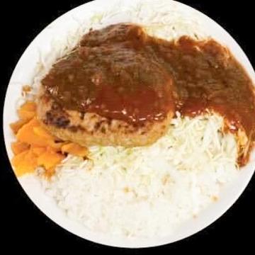 カレーハンバーグ丼