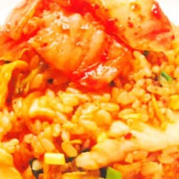 キムチチャーハン/Fried rice with spicy cabbage