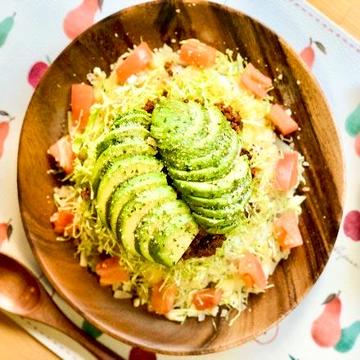 ダブルアボカドタコライス Double Avocado Tacos Rice