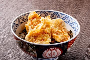 合盛り天丼(鶏1個豚2枚)