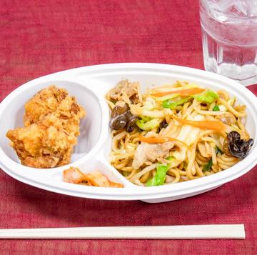 皿うどんと唐揚げセット