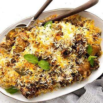 シーフードビリヤニ Seafood biriyani
