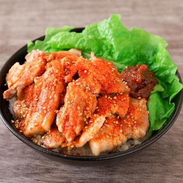 (肉並盛:150g)激辛！唐辛子のサムギョプサルDON！