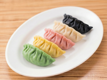 焼餃子(一口・五色セット)6個(毎個13g)