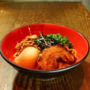 カラ油そば味玉並