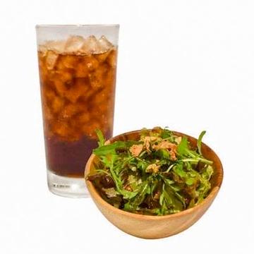 サラダ+アイスコーヒー