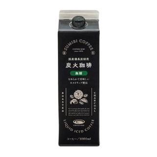 リキッドタイプ炭火珈琲無糖 1LLiquid Coffee -Sugarless-
