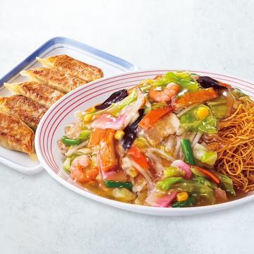 野菜たっぷり皿うどんぎょうざ5個セット