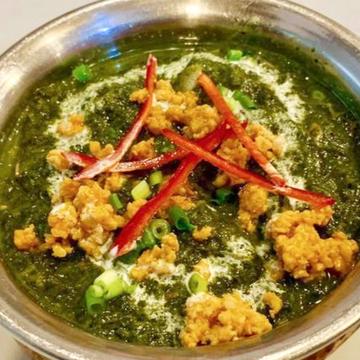 キーマサグカレー /saag keema curry