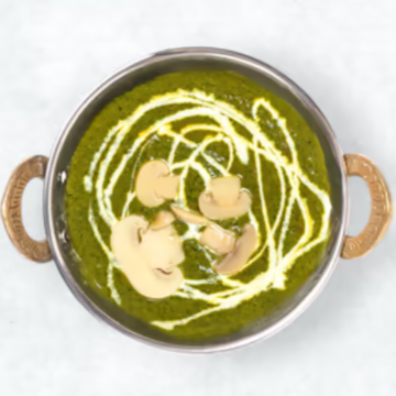 ほうれん草マッシュルームカレー/Sag Mushroom Curry