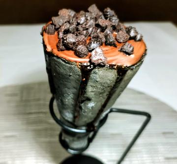 NEW！！ ダブルチョコ＆クッキーアイスクレープブリュレ W Choco＆cookie Ice Cream Crepe Brulee