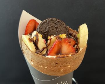 チョコまみれクレープ