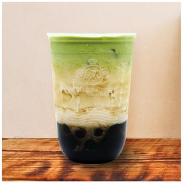 抹茶チーズフォームタピオカ黒糖ミルク