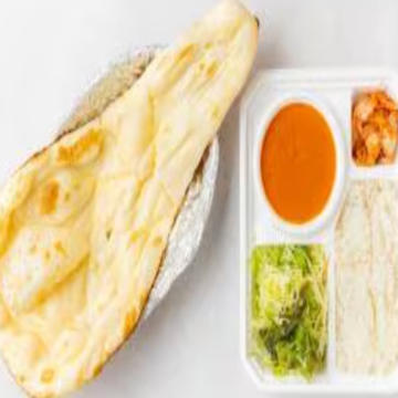 ワンカレー弁当(カレー・ナン・ライス・サラダ・) OneCurryBento