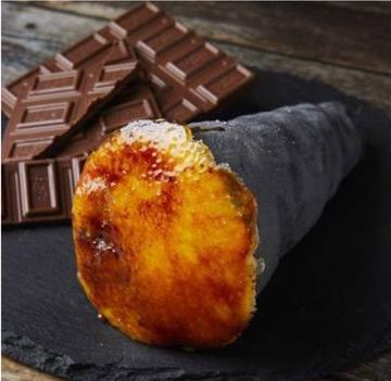 チョコアイスクレープブリュレ Choco Ice Cream Crepe Brulee