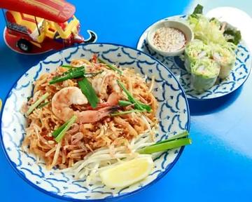 パッタイ・生春巻きset Pad Thai・Fresh Spring Roll Set