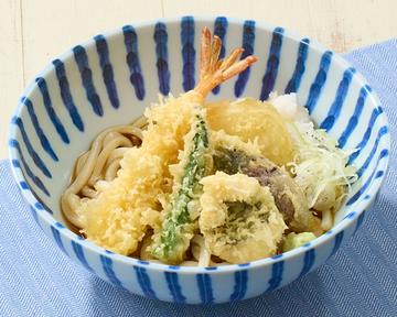 瀬戸内産鱧の季節天ぷらぶっかけうどん(冷)
