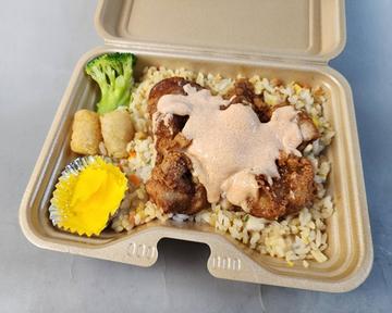 炒飯×明太マヨとりの唐揚げ S