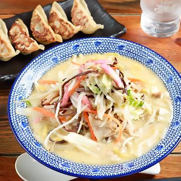 【セット】白ちゃんぽん + 一口餃子5個