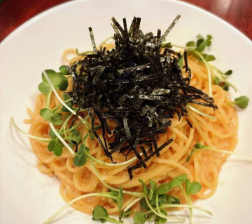 おろし生姜入り明太子のスパゲッティ