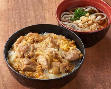 親子丼とミニうどん(温)