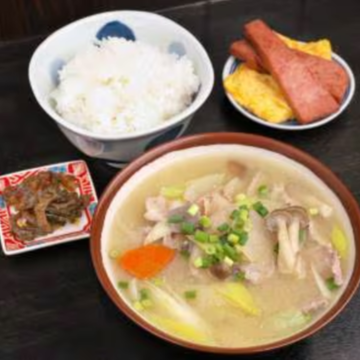 【まんぷく】豚汁セット