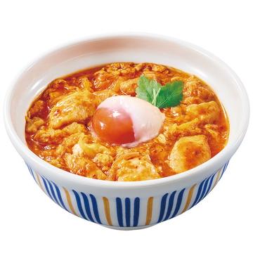 温たま赤の親子丼 Spicy Red Simmered Chicken & Egg Rice Bowl w/ Soft-Boiled Egg