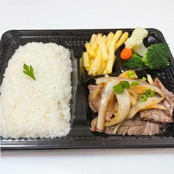 牛ステーキと玉ねぎ