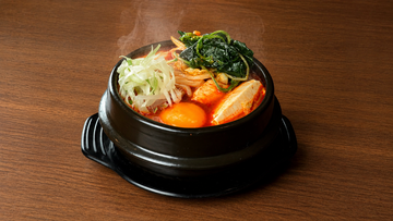 野菜たっぷりスンドゥブうどん