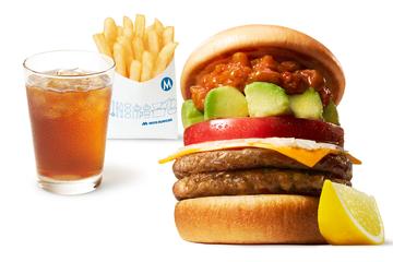 【ドリンクセット】ダブル アボカド タコスバーガー