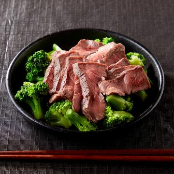 ブロッコリーと厚切りローストビーフ 肉100g ブロッコリー100g