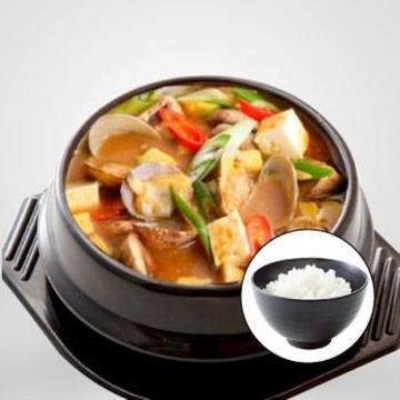 味噌チゲ(おかず3品・ライス付き)