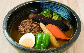ハンバーグのスープカレー