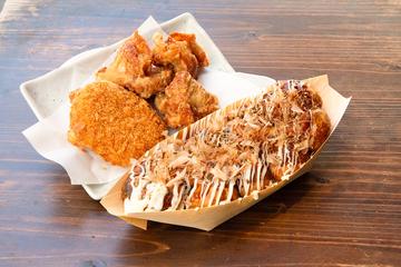 いろいろ食べたい！欲張りセット(たこ焼き9個+唐揚げ3個+コロッケ1個)