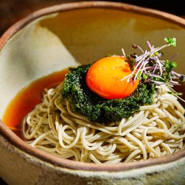 海苔玉ぶっかけ蕎麦(冷)