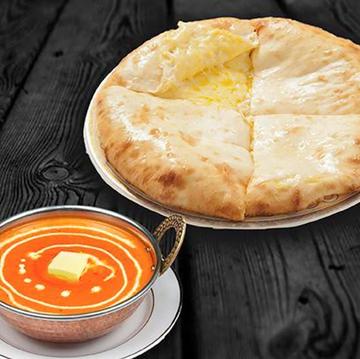 バターチキン＆チーズナンセットButter chicken ＆ Cheese Naan Set