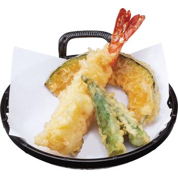 海老天ぷら盛合わせ（3種） Shrimp & Veggie Tempura Assortment(3 Kinds)
