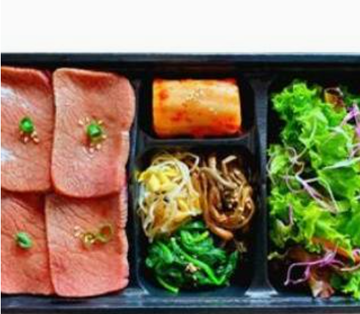 厳選黒毛和牛カルビ弁当(肉100g)