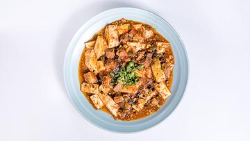 角切りラム肉の麻婆豆腐
