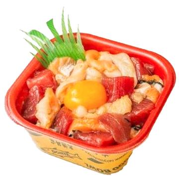 大漁丼家の海鮮ぶつ切りユッケ丼
