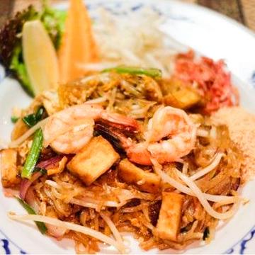 パッタイ グン/ムークローブ  Pad Thai  Goong/Mu Krob 