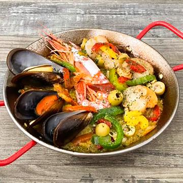魚介のパエリア