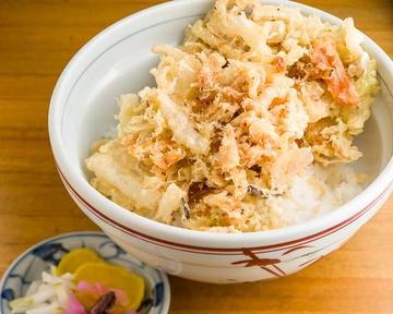 かき揚げ天丼 Mixed Tempura Rice Bowl