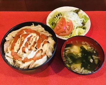 チキンケバブ丼定食 Chicken Kebab Rice Bowl Set Meal